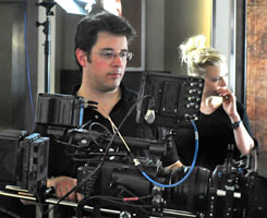 Sony PMW-F3 with cameraman John E Fry