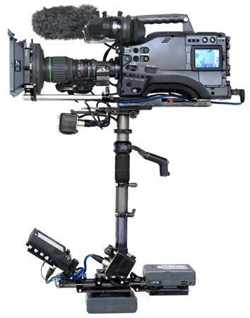 EPF Steadicam with Panasonic HPX500 P2 HD camera upgrade
